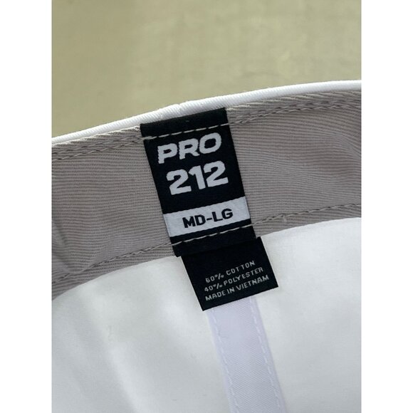 Richardson Pro 212 BOS Snapback Hat Cap Men M-L White Adjustable Snapback Active - Picture 5 of 9